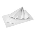DispoDeals DispoDeals Dental Towels with PE-foil 33x45cm (3-layer) - white