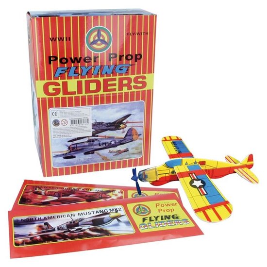 DispoDeals Avions en mousse DispoDeals Flying Gliders (48 pièces)
