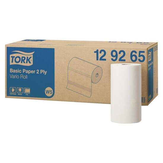 Tork Tork® Basic Paper cleaning paper 28x23cm roll (2-ply) 10 pcs - 129265