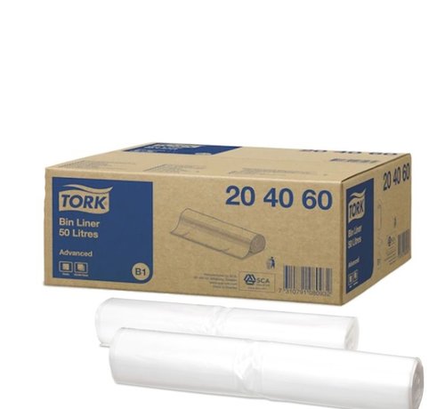 Tork Tork® Bin-Liner 50 liter afvalzakken (10x25st) - 204060