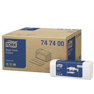 Tork® Advanced Washing Cloths 19x25cm (4-ply) - 747400