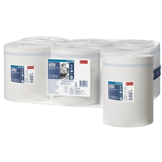 Tork Tork® Advanced Wiping Plus Centerfeed poetspapier 35x24,5cm rol (2-laags) 6st - 101250