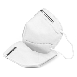 DispoDeals KN95/FFP2 Face Masks white with elastics (10 pieces)