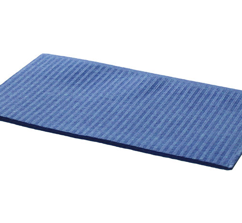 DispoDeals DispoDeals Dental Towels met PE-folie 33x45cm (2-laags) - blauw