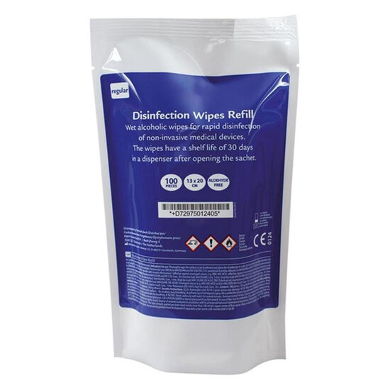 DispoDeals DispoDeals Disinfecting Wipes AF refill 13x20cm (100 pieces)