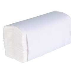DispoDeals Hand Towels 22x24cm Z-fold (2-ply) - white