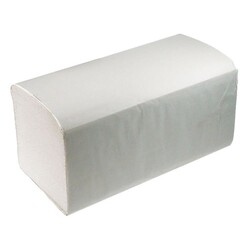 DispoDeals Hand Towels 23x25cm Z-fold (2-ply) - white