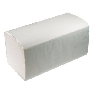 DispoDeals Hand Towels 23x25cm Z-fold (2-ply) - white
