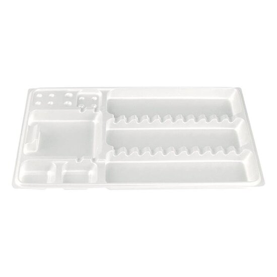 DispoDeals DispoDeals Disposable Instrument Trays 28x18cm - white (400 pieces)