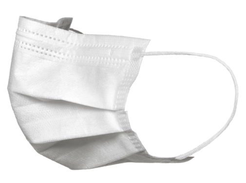 Akzenta Medische Akzenta TOPMASK witte IIR/2R mondmaskers met elastiek 50 stuks