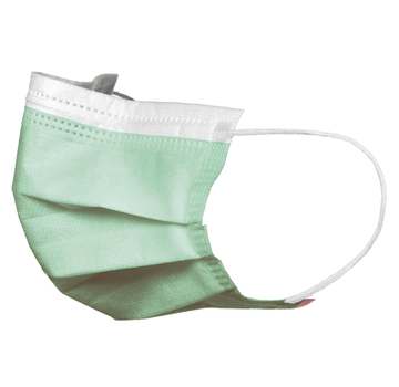 Akzenta Medische Akzenta TOPMASK groene IIR/2R mondmaskers met elastiek 50 stuks