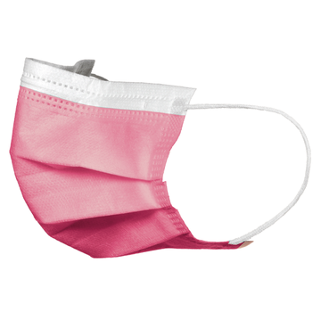 Akzenta Medische Akzenta TOPMASK fuchsia IIR/2R mondmaskers met elastiek 50 stuks