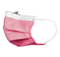 Medische Akzenta TOPMASK fuchsia IIR/2R mondmaskers met elastiek 50 stuks