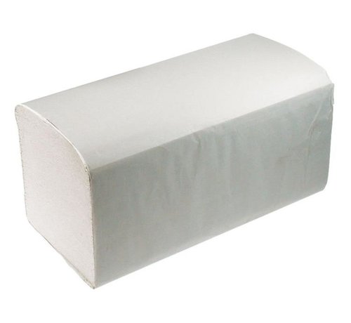 DispoDeals DispoDeals handdoeken 20,6x32cm multifold (2-laags) - wit (25x120 stuks)