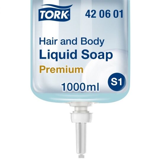 Tork Crème de douche Tork® Premium 6x1000ml - S1-système - 420601
