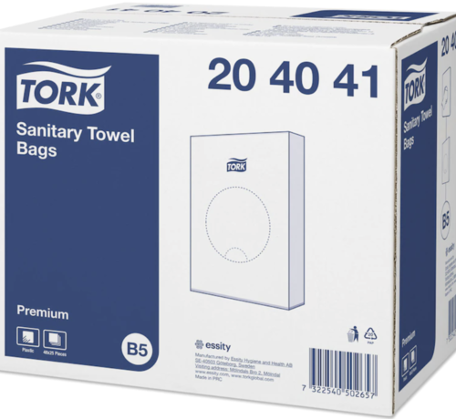 Tork Tork® 310415 B5 Hygiënezakjes Wit Plastic (48x25 stuks)