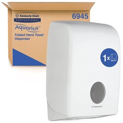 Distributeur de serviettes Kimberly-Clark Aquarius™ Interfold blanc (6945)