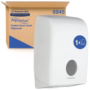 Distributeur de serviettes Kimberly-Clark Aquarius™ Interfold blanc (6945)