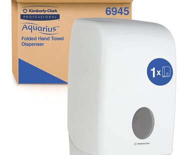 Kimberly-Clark Aquarius™ Handdoekdispenser Interfold Wit (6945)