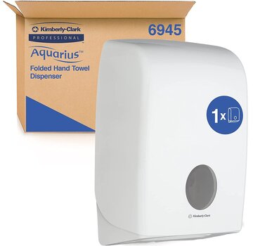 Kimberly-Clark Aquarius™ Handdoekdispenser Interfold Wit (6945)