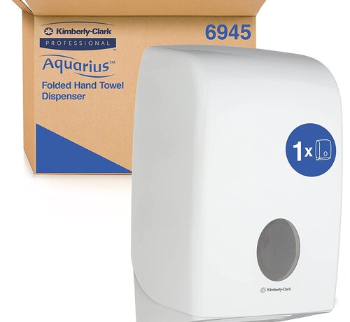 Kimberly-Clark Aquarius™ Handdoekdispenser Interfold Wit (6945)