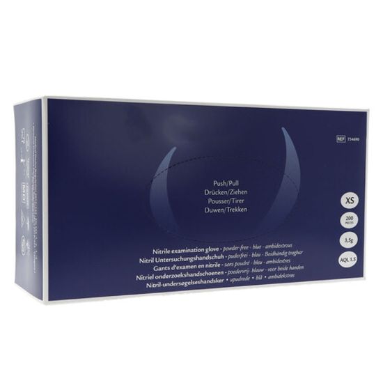 DispoDeals DispoDeals Nitrile Gloves Powder-Free Blue - XS (200 pieces)