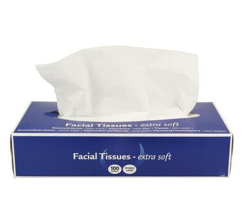 DispoDeals DispoDeals Facial Tissues Extra Soft 20x21cm (2-laags) - 40x100st