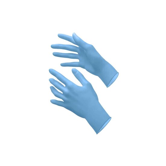 DispoDeals DispoDeals Bio Nitrilhandschuhe puderfrei blau - L (200 Stück) - Kopie