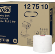 DispoDeals Tork 127510 toiletpapier T6 premium compact 3 laags 70 meter X 10 centimeter  (27 rollen)