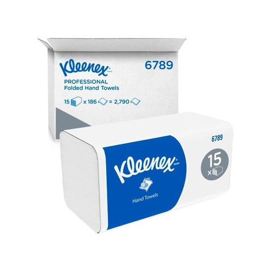 DispoDeals Kleenex 6789 ultra handdoeken l-vouw 2-laags wit (2790 stuks)