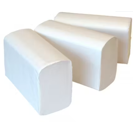 DispoDeals Handdoekpapier Euro M - fold verlijmd Cellulose 2 - laags 32 x 20,3 cm - 25 x 120 stuks per doos