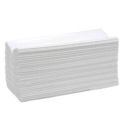DispoDeals Handdoeken 41x25cm c-vouw wit (2-laags)