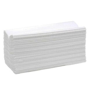 DispoDeals Handdoeken 41x25cm c-vouw wit (2-laags)
