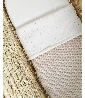 Decke Gold Dots & Zand Knit