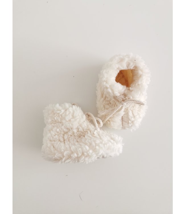 Teddy Slofjes Ecru - By Lovelies
