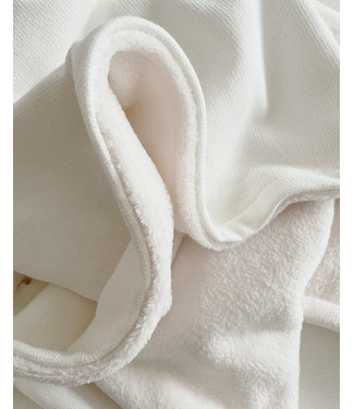 Blanket Light Knit Offwhite & Offwhite Wellnes Fleece