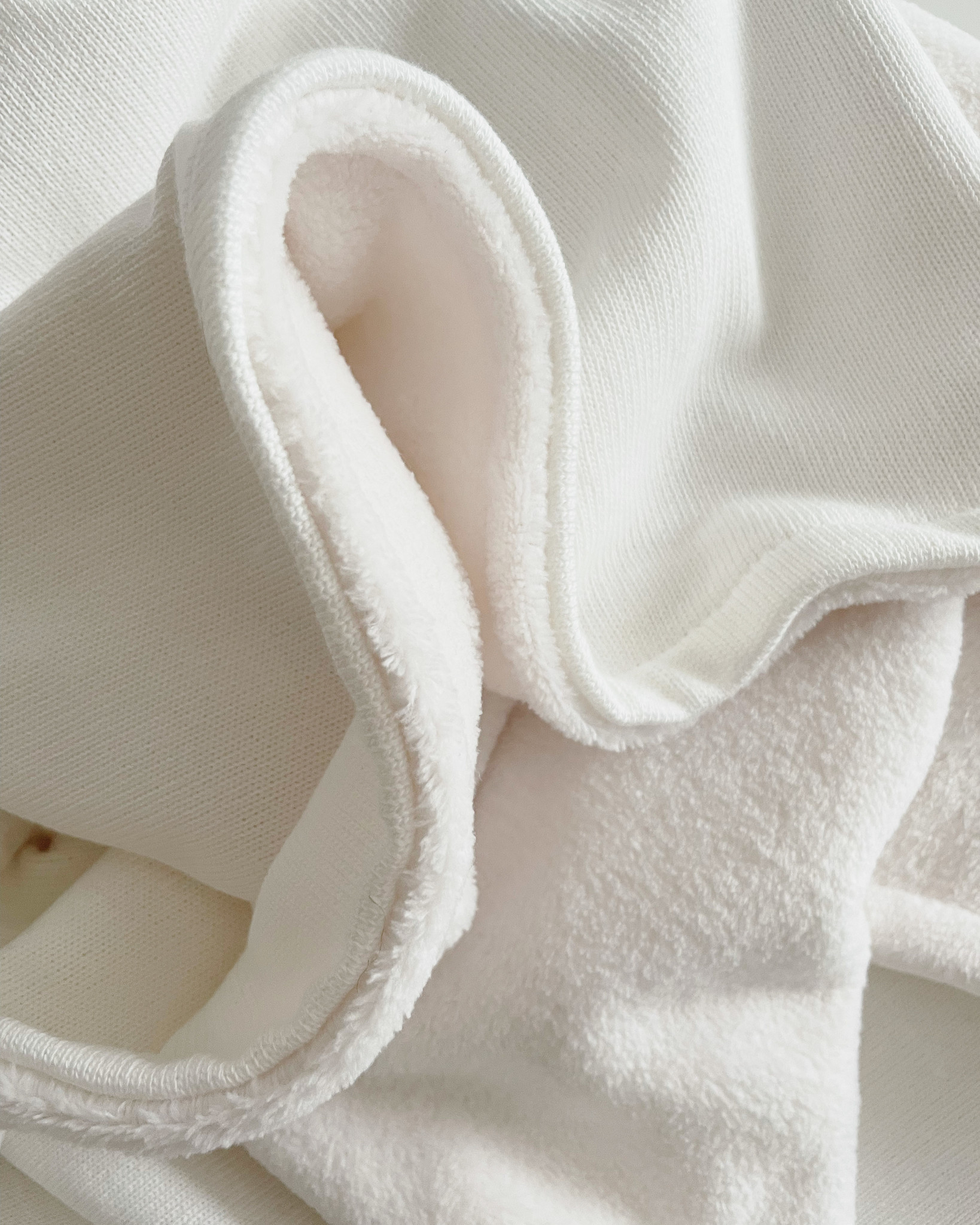 Blanket Light Knit Offwhite Offwhite Wellnes Fleece