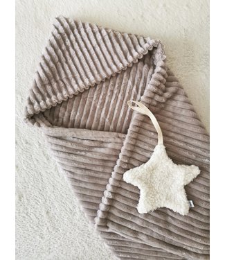 Wrap Blanket  Sand Rib