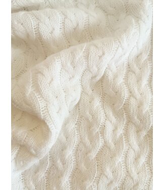 Decke Cable Knit Offwhite