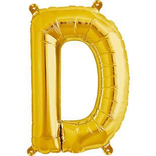 Ballon - Buchstaben - Gold - 40 cm - Northstar - D