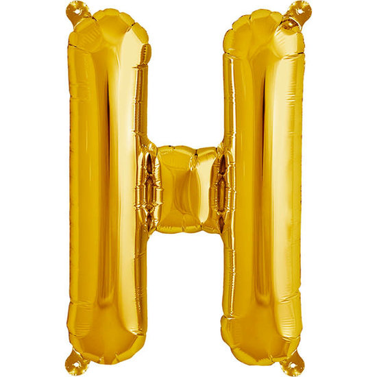 Northstar Ballon - letters - goud - 40 cm - Northstar - H