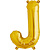 Northstar Balloon letters gold 40 cm Northstar J