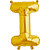 Northstar Balloon letters gold 40 cm Northstar I