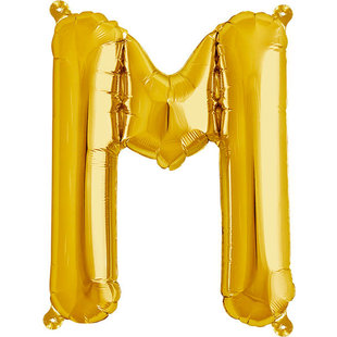 Ballon letters goud 40 cm Northstar M