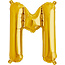 Northstar Ballon - letters - goud - 40 cm - Northstar - M