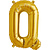 Northstar Balloon letters gold 40 cm Northstar Q