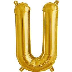 Ballon - Buchstaben - Gold - 40 cm - Northstar - U
