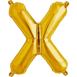 Ballon - Buchstaben - Gold - 40 cm - Northstar - X