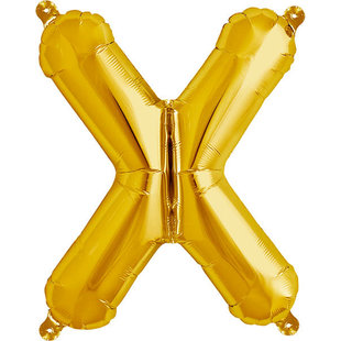 Balloon letters gold 40 cm Northstar X