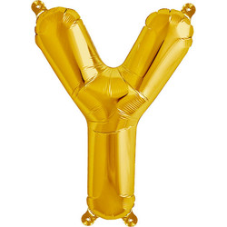 Ballon letters goud 40 cm Northstar Y